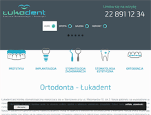 Tablet Screenshot of lukadent.pl